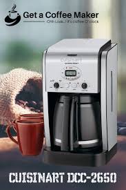 Black And Decker Single Cup Coffee Maker Instructions Cuisinart Dcc 2650 Brew Review Get A Coffee Maker Single Cup Coffee Maker Coffee Maker French Press Coffee Maker