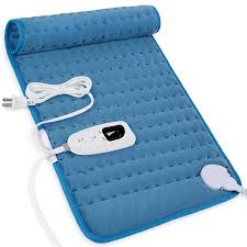 Amazon.com: Almohadillas térmicas eléctricas, almohadilla térmica para  espalda, hombros, almohadilla caliente para cuello y brazos, abdomen,  piernas, ...