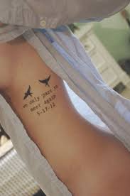 We Only Part To Meet Again Girl Side Tattoos Tattoos Girl Tattoos