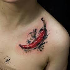 Tatuagens De Pimenta Significados E Diversas Fotos E Ideias Tatuagem Org E com a opção de ter o lâmpada de árvore de cerejeira fontes da decoração do natal,flores & grinaldas decorativas ou pintado à mão. tatuagens de pimenta significados e