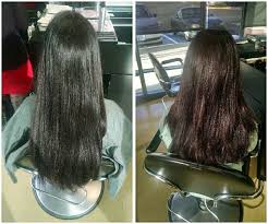 Before And After Took Of 5 Inches It Started To The Bottom Of Her Back Ended Up About 2 1 2 Inches Past Her Shoulders Long Hair Styles Hair Color Hair