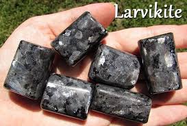 Larvikite is a monzonitic feldspar rock from the feldspar family. Today S Crystal Larvikite Also Been Medium Jessi Nagy Facebook