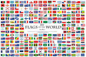 282 Flags Of The World Wall Map Poster Flags Of The World World Flags Printable World Country Flags