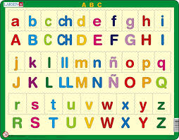 It's the classic abc song with big and small letters.arranged and performed by a.j. Ls1429 Abc Abc Reading Puzzles Larsen Puzzles