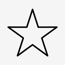 Star Line Black Icon Star Clipart Star Icons Line Icons Png And Vector With Transparent Background For Free Download Light Icon Star Clipart Location Icon