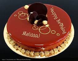 Cake Happy Birthday Melissa Feliz Aniversario Sobrinha Feliz Aniversario Bolos Artisticos