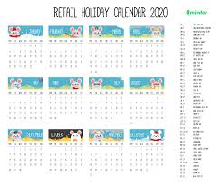 Holidays synonyms, holidays pronunciation, holidays translation, english dictionary definition of holidays. The Ultimate 2020 Retail Holiday Calendar Pdf Qminder