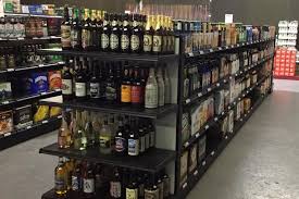 Liquor Store Fixtures Displays Liquor Store Design Handy Store Fixtures In 2020 Store Design Grocery Store Design Liquor Store