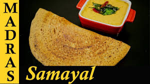 Healthy Dosa Recipe In Tamil Paruppu Dosa Recipe In Tamil Dosai And Red Coconut Chutney In Tamil Youtube