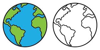 Planet Earth Drawing Vector Art, Icons, and Graphics for Free Download