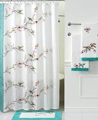 Lenox Simply Fine Bath Accessories Chirp Shower Curtain Shower Curtains Accessories Bed Bath M Bathroom Shower Curtains Curtains Curtain Accessories