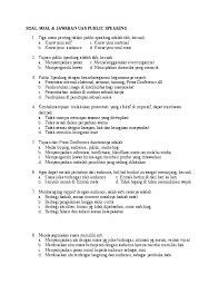 We did not find results for: Copy Of Soal Soal Public Speakin Ok Susi Deswati Academia Edu