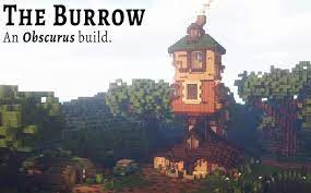 Harry potter houses the burrow harry potter blueprints the burrow floor plans harry potter the weasley burrow minecraft. The Burrow Obscurusmc Harry Potter Build Minecraft Map