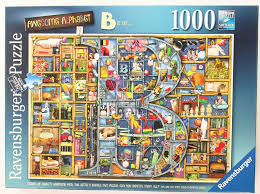 Celebrate colin thompson by puzzling one of his creations from the bizarre bookshop, amazing alphabet to flying home. Jigsaw Puzzles Ravensburger Colin Thompson Awesome Alphabet B 1000pc Jigsaw Puzzle Com