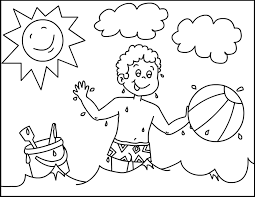 Available flyclipart's online clip art editor before downloading. Sunny Day Clipart Black And White Coloring Home