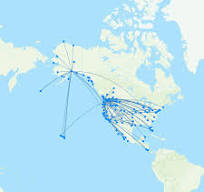 Alaska Airlines routes 2025 – map with all flights - Flight ...