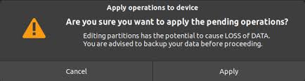 Oddly enough, we were able to create several test text documents and save them . Disk Partitioning In Ubuntu Using Gparted Geeksforgeeks