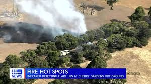 More than 2500 hectares of land have already been burnt in the cherry gardens fire and the country fire service (cfs) says it expects several homes have been lost. 9 News Adelaide New Technology Helps Cherry Gardens Fire Fight Facebook
