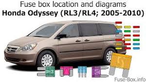 Honda odyssey puerta corredera reset( la puerta corredera no funciona). Fuse Box Location And Diagrams Honda Odyssey 2005 2010 Youtube