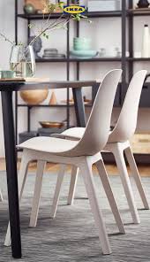 Comfy Curved And Smooth Ikea Odger Combines Style And Function For An Elegant Dining Area Ikea Odger 70 80 Ikea Dining Chair Ikea Dining Room Chair