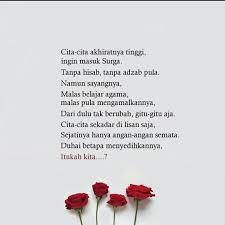 Pin Oleh Nury Di Quotes Puisi Curahan Hati Agama