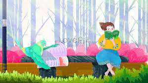 See more of ruang menggambar dan mewarnai on facebook. Gadis Menggambar Tangan Berwarna Warni Membaca Di Taman Gambar Unduh Gratis Ilustrasi 630000578 Format Gambar Jpg Lovepik Com