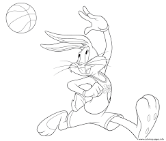 Get hold of these coloring sheets that are full of pictures and involve your kid in painting them. Bugs Bunny Basketball Coloring Pages Printable
