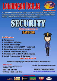 0 response to lowongan kerja satpam di pt. Lowongan Kerja Security Pt Cham Resto Indonesia Lowongan Kerja Terbaru Indonesia 2021