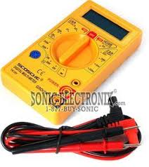 How To Use A Multimeter Learning Center Sonic Electronix Diy Electrical Multimeter Home Electrical Wiring