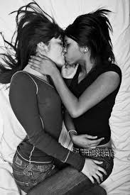 Black And White Girls Kissing Pin On Lesbian Moments
