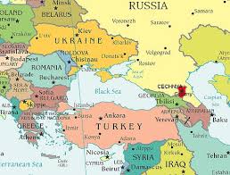 Map Of Eastern Europe And Central Asia Providing Context To Chechnya Politics Of Postcommunism Russia East Central Europe And Cent Map Black Sea Asia Map