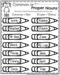 Back To School First Grade Worksheets Planning Playtime First Grade Worksheets Nouns Worksheet Kindergarten Proper Nouns Worksheet