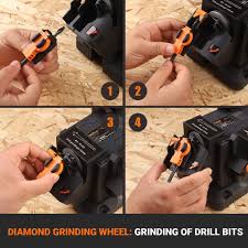 The gradual heat prevents the metal from cracking when sharpening. Tacklife Multifunctional Bench Grinder 200w 1 67a Sharpener With Flex Tacklife Tools