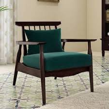 Buy Ikeda Armchair At Urban Ladder 0 Emi Free Delivery Installation Starting From 16999 Available In Fini Leather Side Table Armchair Living Room Vanity