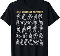 Amazon.com: ASL ABC American Sign Language Alphabet Retro ...
