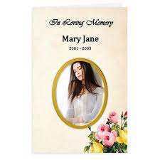 You can have a memorial announcement of your deceased relative along with your friends. Our Favorite Actually Free Funeral Program Templates Urns Online