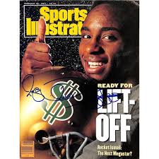 Rocket Ismail Notre Dame Legend Signed Sports Illustrated Feb 25, 1991  BECKETT