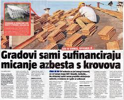 Azbest staje się zagrożeniem dla zdrowia, gdy dojdzie do korozji lub jakiegokolwiek uszkodzenia. Udruga Moj Otok Zastita Okolisa Energetska Ucinkovitost Energijamoja Velika Gorica Bez Azbesta Udruga Moj Otok Zastita Okolisa Energetska Ucinkovitost Energija