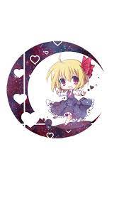 東方 touhou ルーミア 月加工 東方 かわいい 東方 アイコン かわいいイラスト