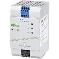 WAGO 787-722 Eco Single Phase 24VDC 5.0A DIN-35 Rail Power Supply | Rapid  Online