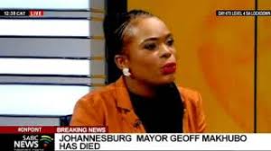 Tributes are pouring in for johannesburg mayor geoff makhubo. Yemssd Inxj70m