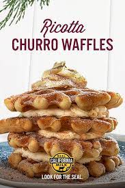 Ricotta Churro Waffles Recipe Breakfast Brunch Recipes Breakfast Recipes Easy Recipes