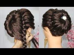 New Bun Hairstyle Using Donut Bun With Trick Beautiful Hairstyle Prom Hairstyles Hairstyle Youtube Bun Hairstyles Hair Styles Prom Hair