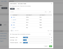The user can see what role they are currently using and easily switch roles. 14 Projects Ansible Tower User Guide V3 8 2