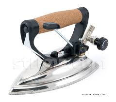 A steam iron uses superheated water to eliminate wrinkles in clothes and fabrics which may not be suitable for traditional dry ironing. High Pressure Steam Iron Steam To Work On Ironing Machines With 2 Steam Hoses Send And