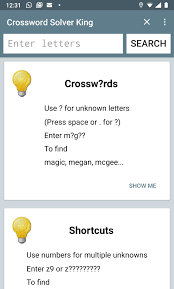 Check spelling or type a new query. Crossword Solver King For Android Apk Download