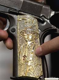 Engraved Black And Gold 1911 Pin On New Gun