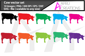 Download Cow Silhouette Graphic By Aparnastjp Creative Fabrica PSD Mockup Templates