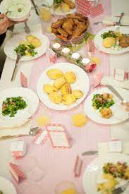 If you're looking for recipes that are just as easy as they are imaginative, you definitely need shrimp and grits, crispy chicken florentine, or turkey taco skillet in your life. Kara S Party Ideas Ladies Night Pink Polka Dot Dinner Party