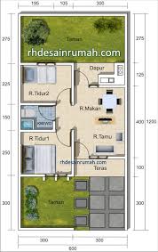 Rumah baru 2 lantai yg mirip di sekitar kami sudah diatas rp 1,2 milyar. Desain Rumah 6x12 1 Lantai Contoh Gambar Denah Fasade